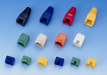 Confez. 50 Pz. Cappuccio plug RJ45 Blu, Raet Commerciale Srl Firenze